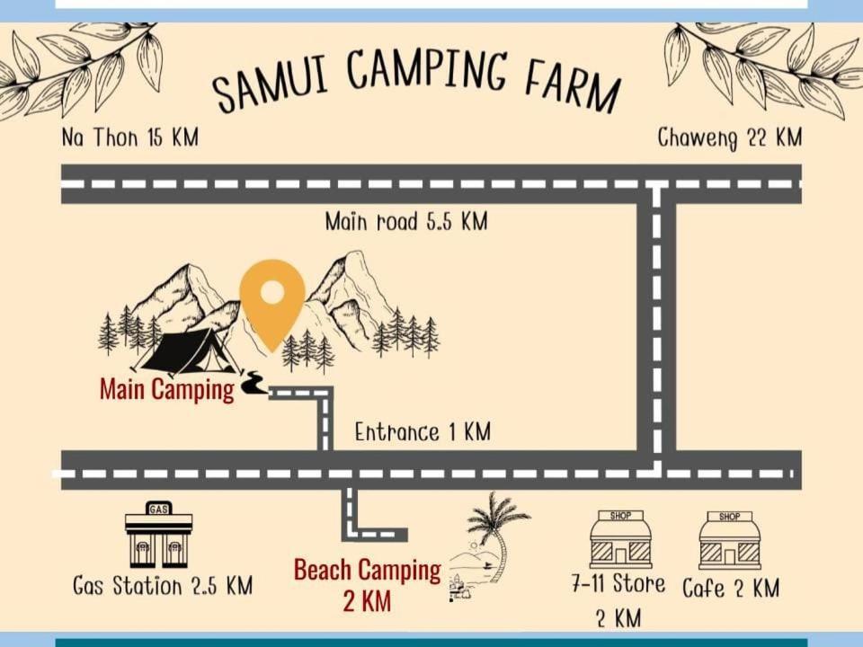 מלון Laem Sor Samui Camping Farm מראה חיצוני תמונה